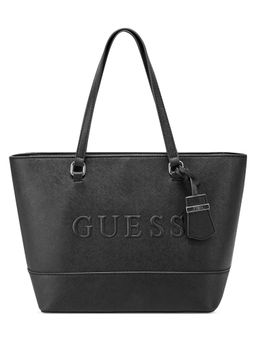 Guess - Black Solid Haddington Carryall Tote Bag