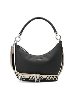 Guess - Black Solid Monica Mini Hobo Bag