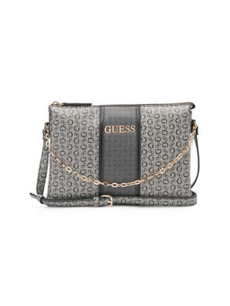 Guess - Black Multi Printed Suma Sling Bag