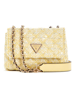 Guess - Daisy Multi Yellow Sequin Giully Mini Sling Bag