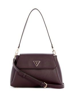 Guess - Aubergine Purple Solid Sora Girlfriend Shoulder Bag