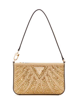 Guess - Gold Embellished Beauvoir Mini Shoulder Bag