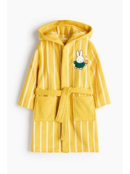 H&M - Unisex Yellow Appliqud Dressing Gown