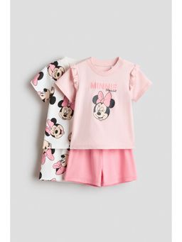 H&M - Girls Multi-Color 2-Pack Printed Pyjamas