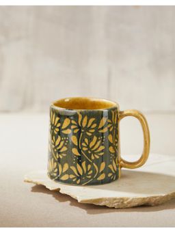 Fabindia - Green Pallavi Ceramic Mug