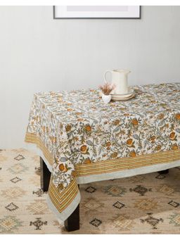 Fabindia - Ehan Hand Block Printed Cotton Table Cover (6 Seater)