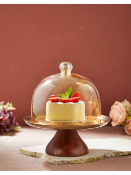 Fabindia - Brass Swarnim Wooden Cloche