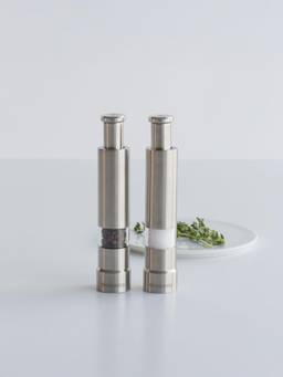 Brabantia - Profile Salt & Pepper Crusher Set - Matt Steel