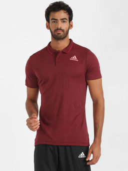 adidas - T Freelift Polo Red Tennis Polo T-shirts