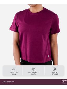 Tego - Wine Solid Regular T-Shirt