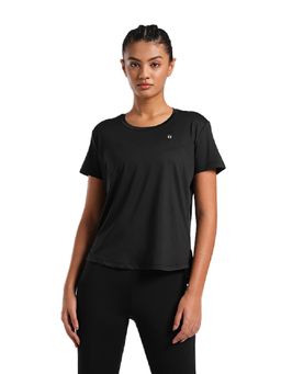 Tego - Black Solid Regular T-Shirt