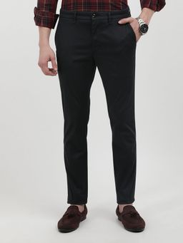 Tommy Hilfiger - CHINO BLEECKER PRINTED STRUCTU Men Blue Formal Trouser