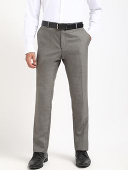 Tommy Hilfiger - MICRO CHK STRUCTURE TROUSERS Men Grey Formal Trouser