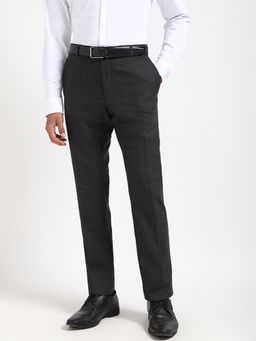 Tommy Hilfiger - CLASSIC POW CHECK TROUSERS Men Black Formal Trouser