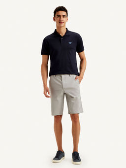 Levi's - Grey Solid Regular Fit Shorts