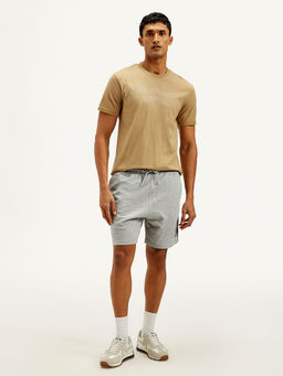 Levi's - Grey Solid Regular Fit Shorts