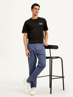 Levi's - Blue Solid Regular Fit Trouser