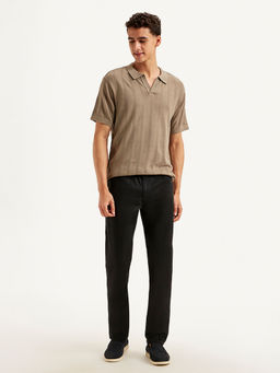 Levi's - Black Solid Slim Fit Trouser