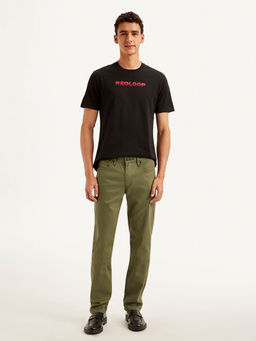 Levi's - Olive Solid Slim Fit Trouser