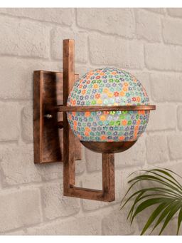 Homesake - Rustic Wall Light Fixtures Copper Flower