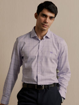 Andamen - Lavender Mens Full Sleeve Slim Shirt