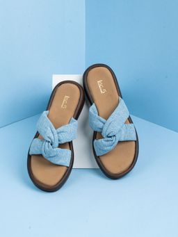 Inc.5 - Womens Blue Casual Solid Round Toe Sandals