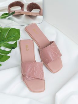 Inc.5 - Womens Pink Casual Solid Square Toe Flats