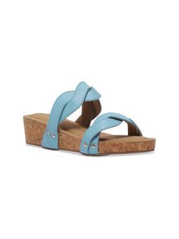 ERIDANI - Blare Solid Blue Sandals