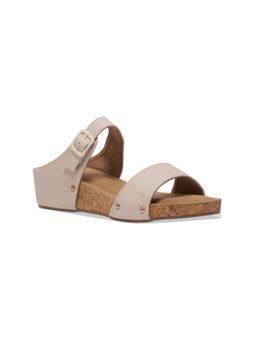 ERIDANI - Jake Ankle Strap Off White Wedge Sandals