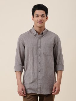 Fabindia - Grey Cotton Casual Shirt
