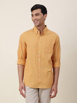 Fabindia - Mustard Cotton Casual Shirt