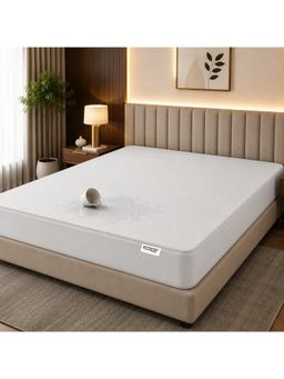 MATTRESS PROTECTOR - White Ultra Soft Breathable Fitted Waterproof Mattress Protector