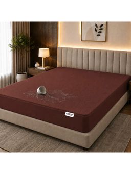MATTRESS PROTECTOR - Brown Ultra Soft Breathable Fitted Waterproof Mattress Protector