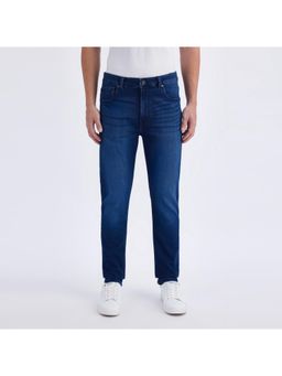 Pepe Jeans - Mens Blue Mid Rise Slim Gymindigo Jeans