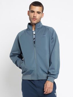 Guess - Blue Polyester Blend Solid Jacket