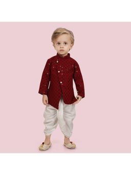 ETHNIKS NEURON - Boys Chicken Sequin Kurta with Dhoti (Set of 2)