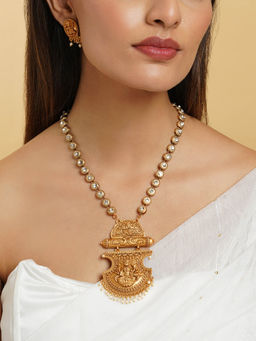 Teejh - Kushan Gold and Necklace Set
