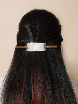 Teejh - Ila Silver Lossy Bun Stick