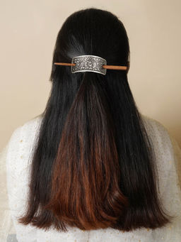 Teejh - Sakshi Silver Lossy Bun Stick