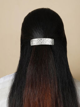 Teejh - Lilavati Silver Lossy Hair Pin