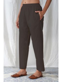 Zuri - Grey Women's Comfort Fit Premium Cotton Pant