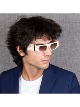 TED SMITH - Square Sunglasses for Unisex 100% UV Protection Graded Lens & Acetate Frame Shades