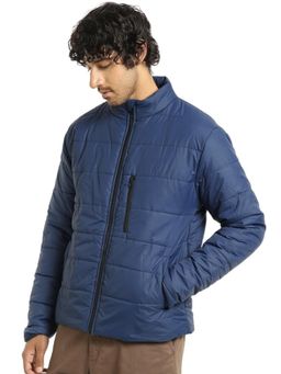Bewakoof - Men's Blue Oversized Puffer Jacket