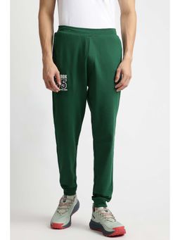 Reebok - Men's Green Solid Joggers