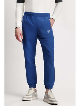 Reebok - Blue Men's Solid Joggers