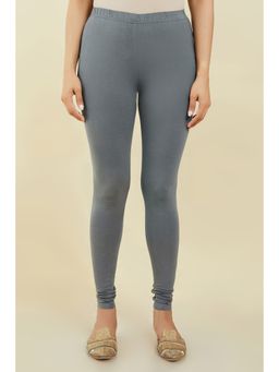 Soch - Women Grey Cotton Solid Chudi