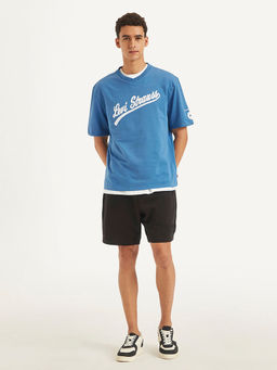 Levi's - Mens Printed Relaxed Fit T-Shirt - Blue