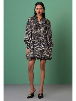 Advait - Sumi Belted Black Mini Dress