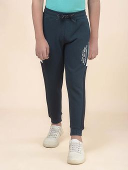 Cantabil - Teal Solid Regular Joggers