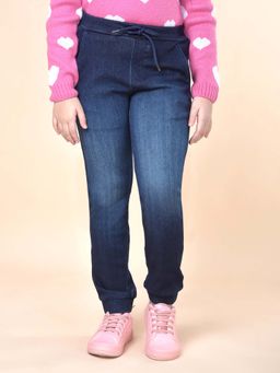 Cantabil - Blue Solid Regular Joggers